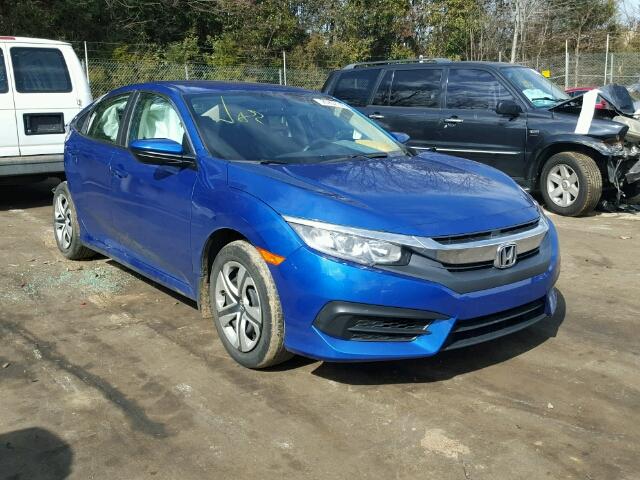 2HGFC2F50GH553643 - 2016 HONDA CIVIC LX BLUE photo 1