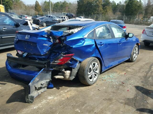 2HGFC2F50GH553643 - 2016 HONDA CIVIC LX BLUE photo 4