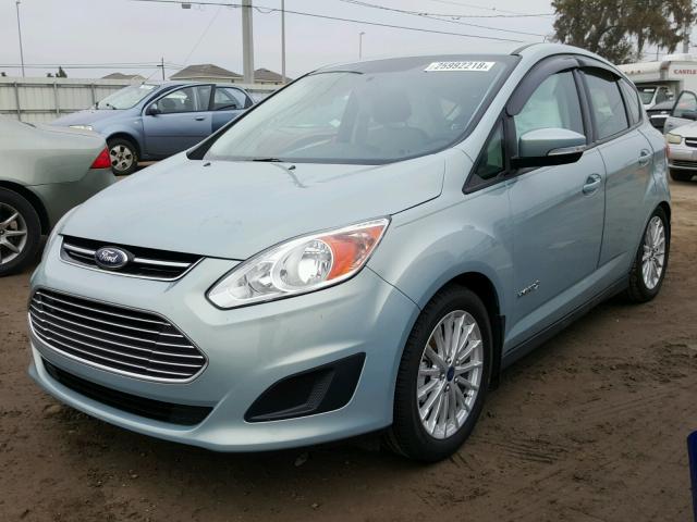 1FADP5AU7DL526499 - 2013 FORD C-MAX SE BLUE photo 2