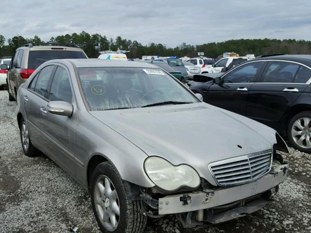 WDBRF61J33A434832 - 2003 MERCEDES-BENZ C 240 SILVER photo 1