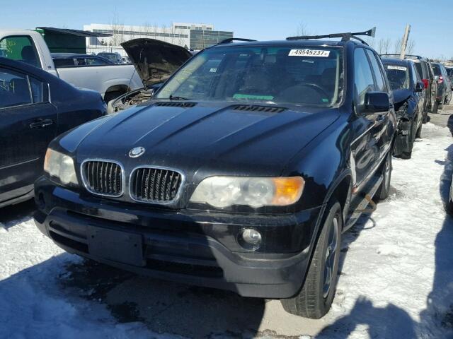 5UXFA53523LV74628 - 2003 BMW X5 3.0I BLACK photo 2