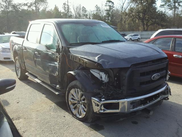 1FTEW1EF6GFC10245 - 2016 FORD F150 SUPER GRAY photo 1