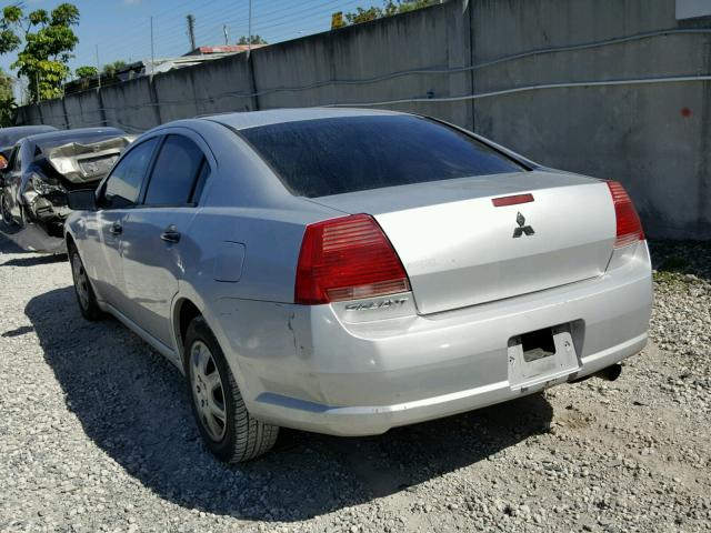 4A3AB26F36E016398 - 2006 MITSUBISHI GALANT DE SILVER photo 3