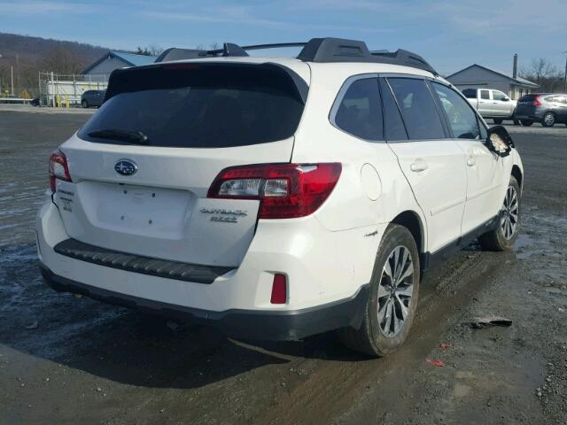 4S4BSANC7G3204682 - 2016 SUBARU OUTBACK 2. WHITE photo 4