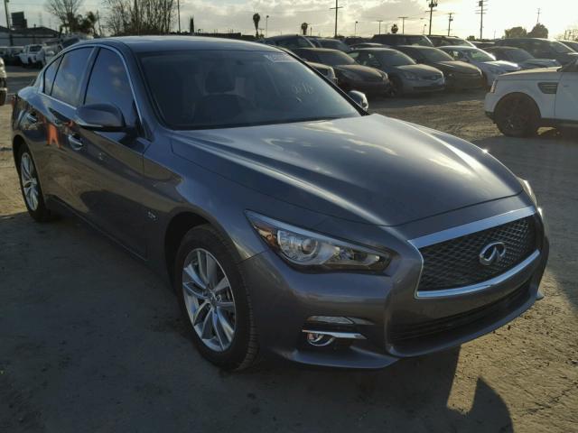 JN1CV7AP8HM641813 - 2017 INFINITI Q50 BASE GRAY photo 1