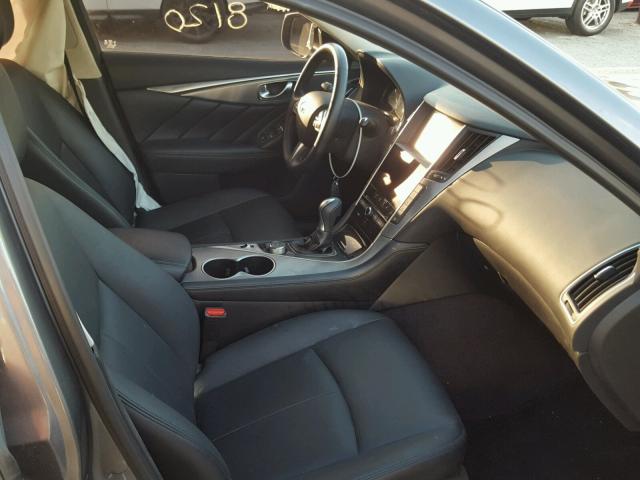 JN1CV7AP8HM641813 - 2017 INFINITI Q50 BASE Сірий фото 5