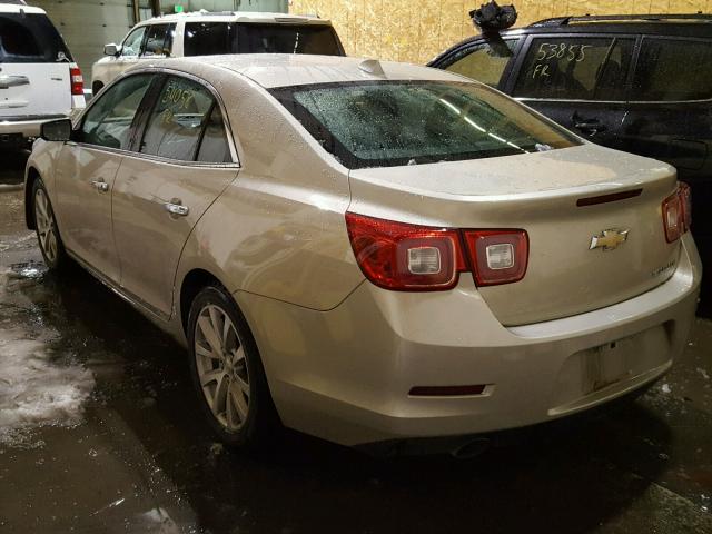 1G11H5SA2DF262419 - 2013 CHEVROLET MALIBU LTZ ოქროსფერი ფოტო 3