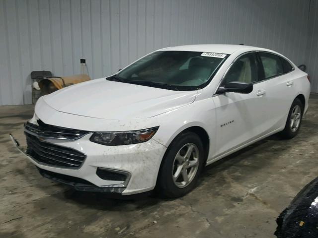 1G1ZB5ST5GF260853 - 2016 CHEVROLET MALIBU LS WHITE photo 2