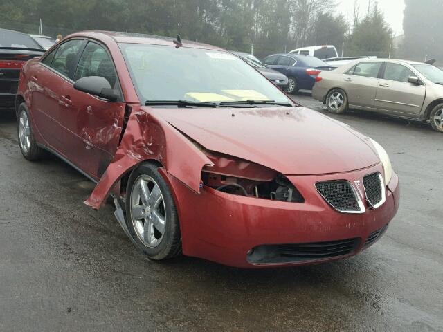 1G2ZH57N984117826 - 2008 PONTIAC G6 GT RED photo 1