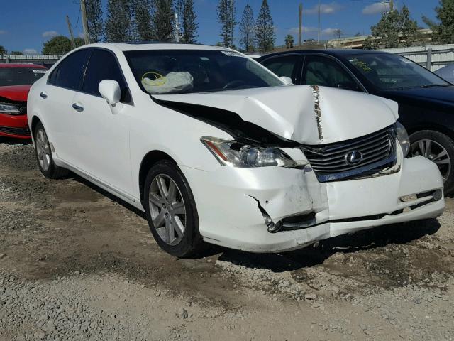 JTHBJ46G982179669 - 2008 LEXUS ES 350 WHITE photo 1