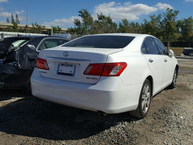 JTHBJ46G982179669 - 2008 LEXUS ES 350 WHITE photo 4