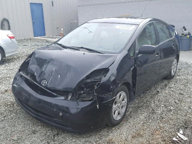 JTDKB20U393463117 - 2009 TOYOTA PRIUS BLACK photo 2