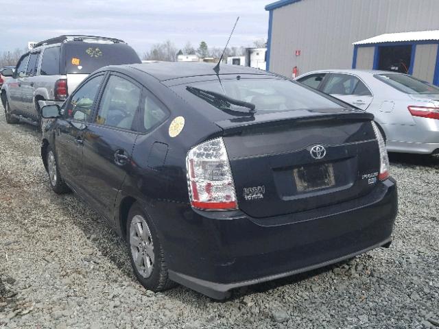 JTDKB20U393463117 - 2009 TOYOTA PRIUS BLACK photo 3