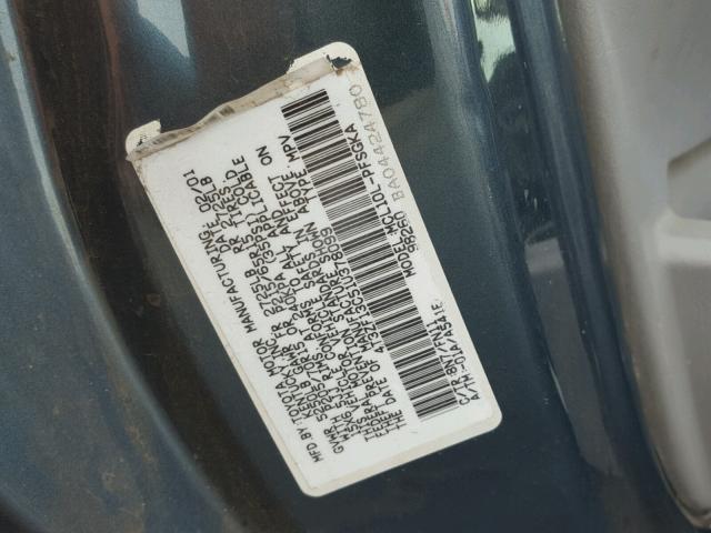 4T3ZF13C51U378099 - 2001 TOYOTA SIENNA LE TEAL photo 10