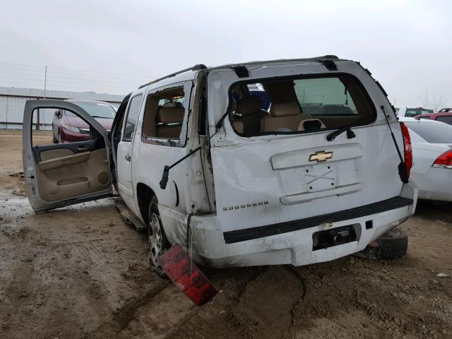 1GNFC16J47R241774 - 2007 CHEVROLET SUBURBAN C WHITE photo 3