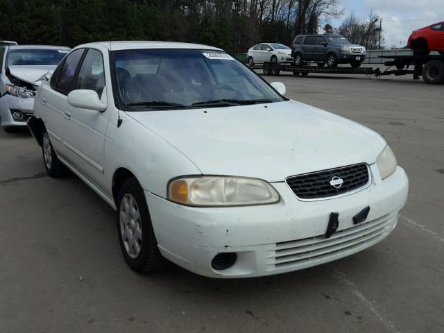 3N1CB51D2YL345912 - 2000 NISSAN SENTRA BAS WHITE photo 1