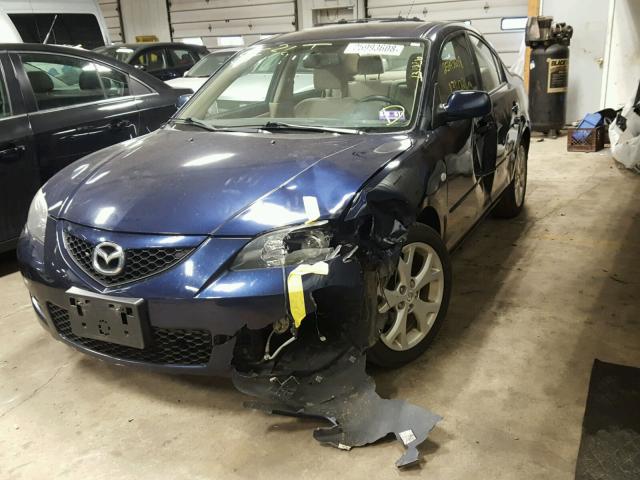 JM1BK32F781111138 - 2008 MAZDA 3 I BLUE photo 2