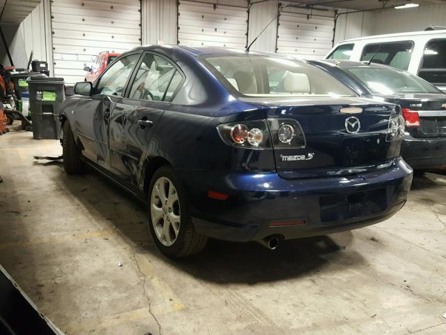 JM1BK32F781111138 - 2008 MAZDA 3 I BLUE photo 3