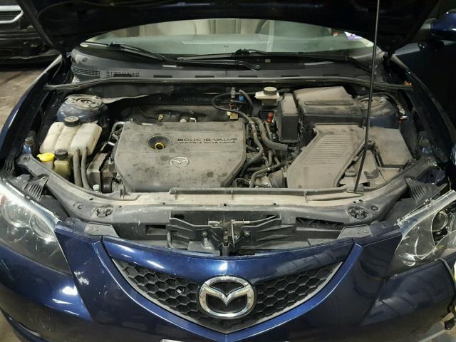 JM1BK32F781111138 - 2008 MAZDA 3 I BLUE photo 7