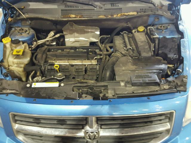 1B3HB48B48D626215 - 2008 DODGE CALIBER SX BLUE photo 7