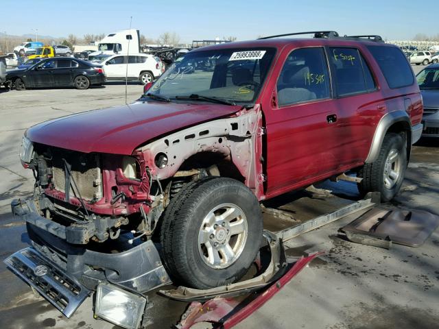 JT3HN86R7Y0317315 - 2000 TOYOTA 4RUNNER SR RED photo 2