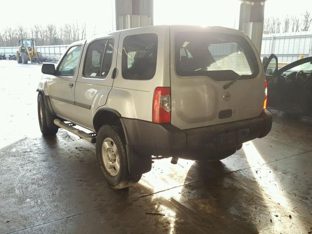 5N1ED28T03C670800 - 2003 NISSAN XTERRA XE SILVER photo 3