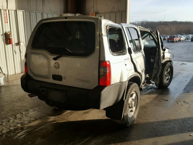 5N1ED28T03C670800 - 2003 NISSAN XTERRA XE SILVER photo 4