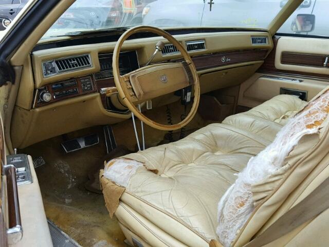 6L47S8Q292993 - 1978 CADILLAC ELDORADO YELLOW photo 9