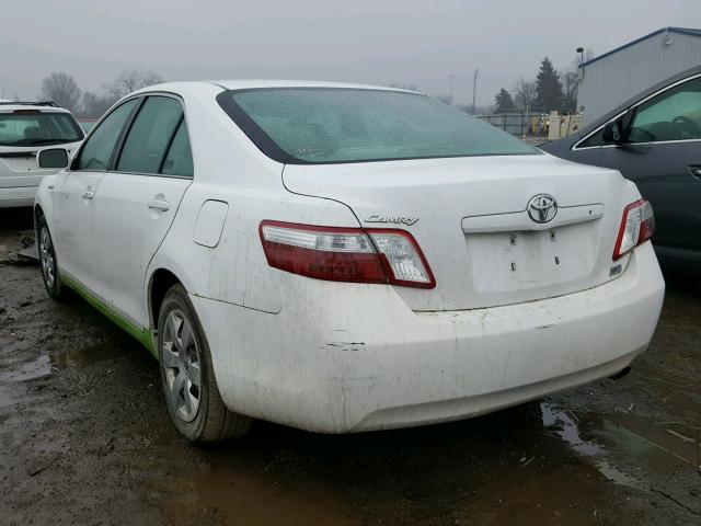 4T1BB46K49U067530 - 2009 TOYOTA CAMRY HYBR WHITE photo 3