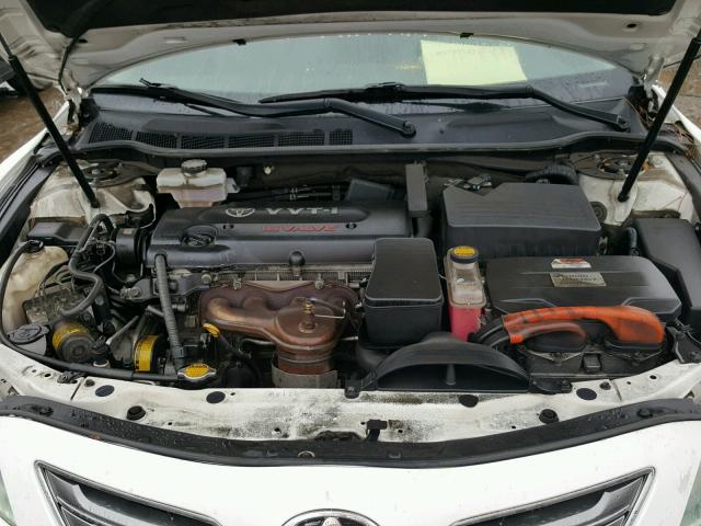 4T1BB46K49U067530 - 2009 TOYOTA CAMRY HYBR WHITE photo 7