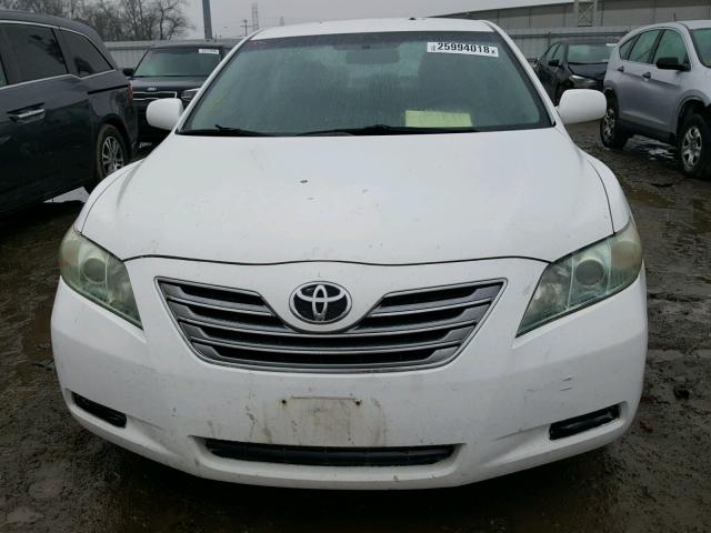 4T1BB46K49U067530 - 2009 TOYOTA CAMRY HYBR WHITE photo 9