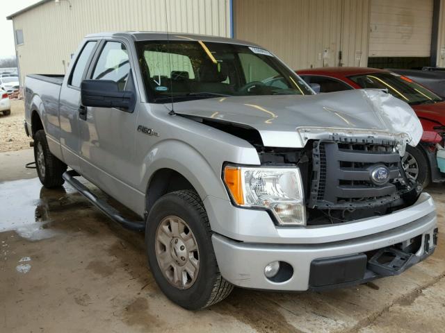 1FTRX12W09KA61988 - 2009 FORD F150 SUPER SILVER photo 1