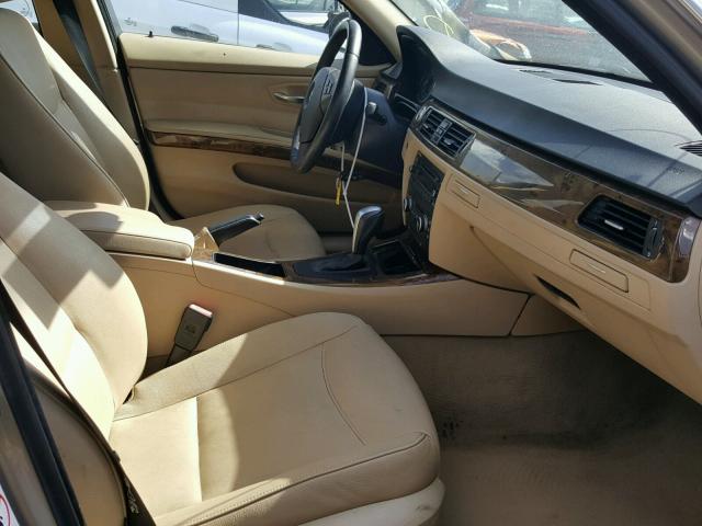 WBAVB77508NM05698 - 2008 BMW 335 I TAN photo 5