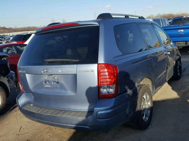 KNDMC233886047523 - 2008 HYUNDAI ENTOURAGE BLUE photo 4