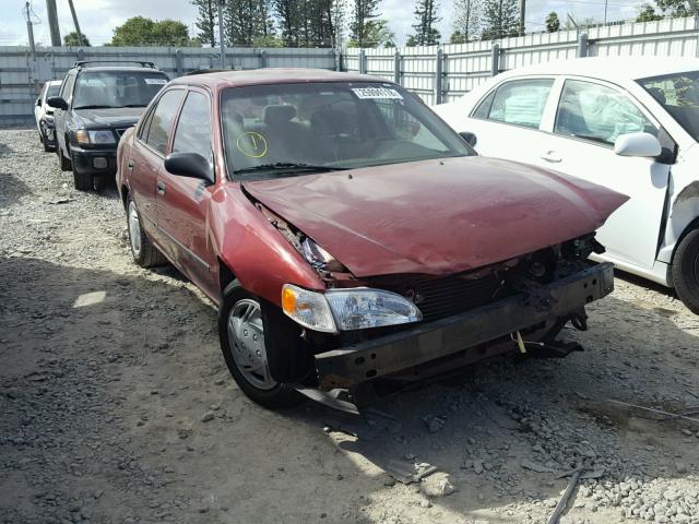 1NXBR12E2XZ201054 - 1999 TOYOTA COROLLA VE BURGUNDY photo 1