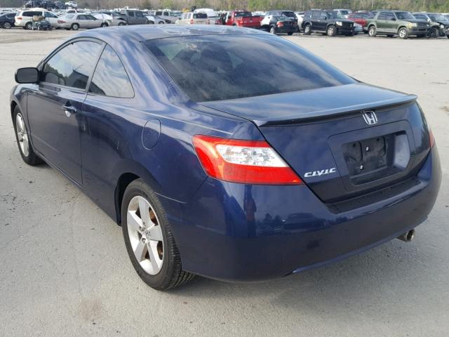 2HGFG12978H553132 - 2008 HONDA CIVIC EXL 蓝色 照片 3