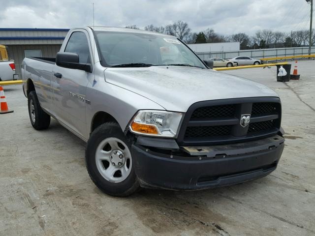 3C6JD6DT3CG136436 - 2012 DODGE RAM 1500 S SILVER photo 1