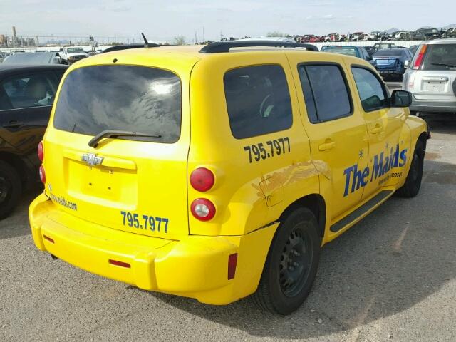 3GNBAAFW0BS512061 - 2011 CHEVROLET HHR LS 黄色 照片 4