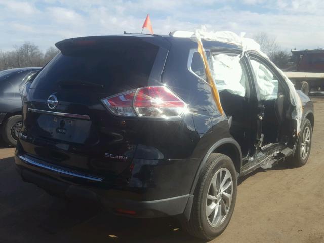 5N1AT2MV7FC863569 - 2015 NISSAN ROGUE S BLACK photo 4