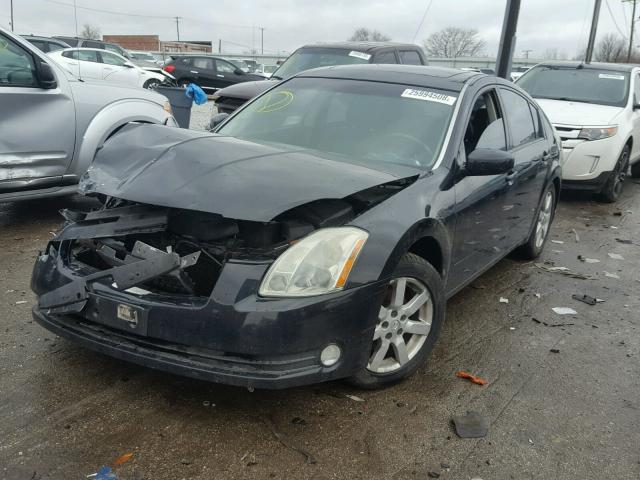 1N4BA41EX4C861056 - 2004 NISSAN MAXIMA SE BLACK photo 2