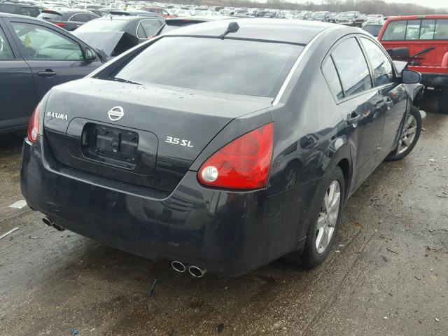 1N4BA41EX4C861056 - 2004 NISSAN MAXIMA SE BLACK photo 4