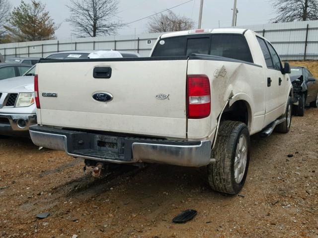 1FTPW14V87FA52315 - 2007 FORD F150 SUPER WHITE photo 4