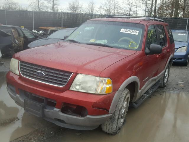 1FMZU73E72UA48498 - 2002 FORD EXPLORER X RED photo 2