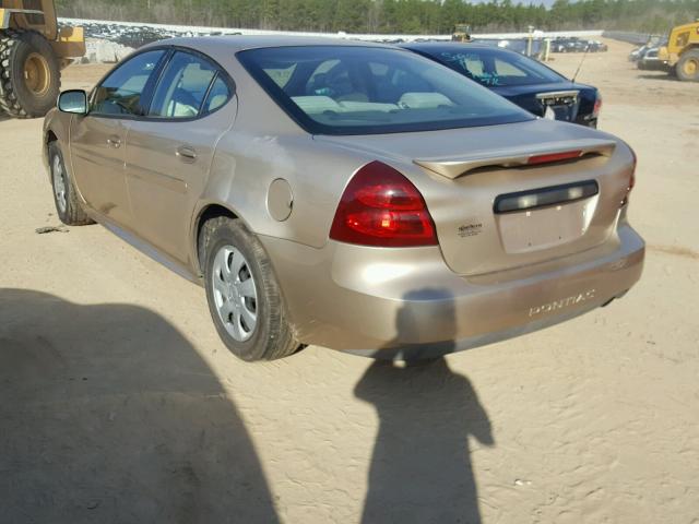 2G2WP522651294733 - 2005 PONTIAC GRAND PRIX თაფლისფერი ფოტო 3