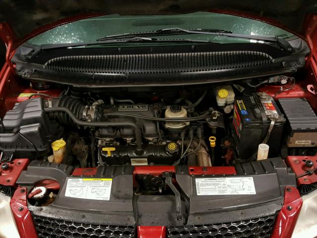 2D4GP44L24R568447 - 2004 DODGE GRAND CARA RED photo 7