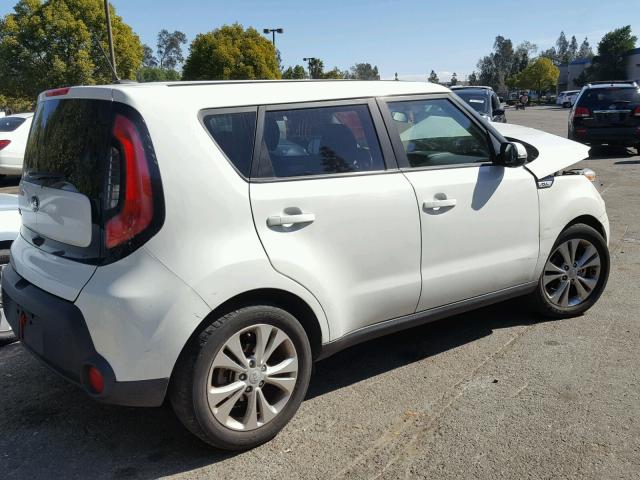 KNDJP3A56E7036169 - 2014 KIA SOUL + WHITE photo 4