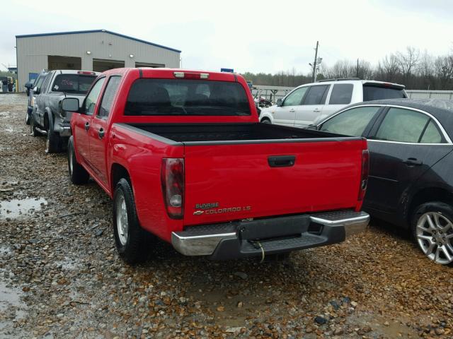 1GCCS136448167465 - 2004 CHEVROLET COLORADO RED photo 3