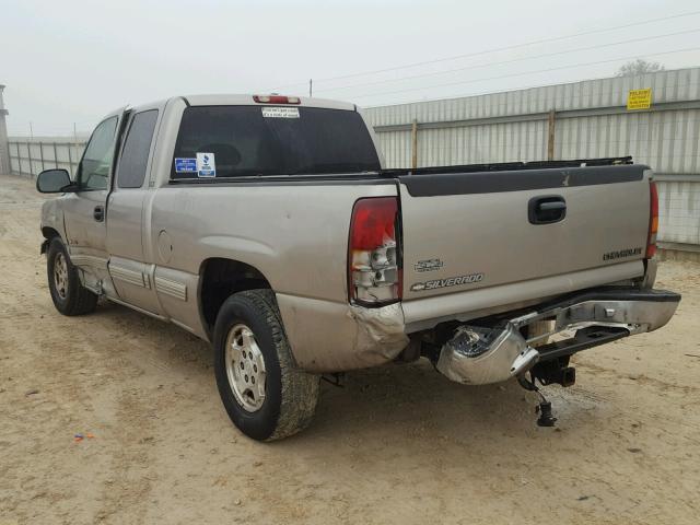 2GCEC19TX11314728 - 2001 CHEVROLET SILVERADO TAN photo 3