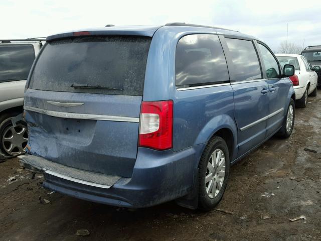 2A4RR8DG1BR759407 - 2011 CHRYSLER TOWN & COU BLUE photo 4