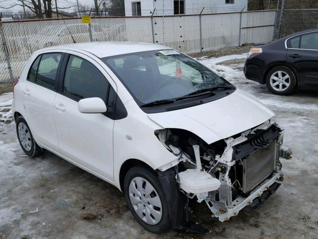 JTDKT4K3XA5298012 - 2010 TOYOTA YARIS WHITE photo 1